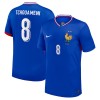 Camisola França Tchouameni 8 Homen Equipamento 1ª Euro 2024